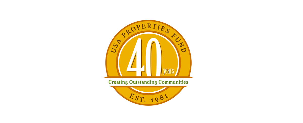USA Properties Fund 40th anniversary seal